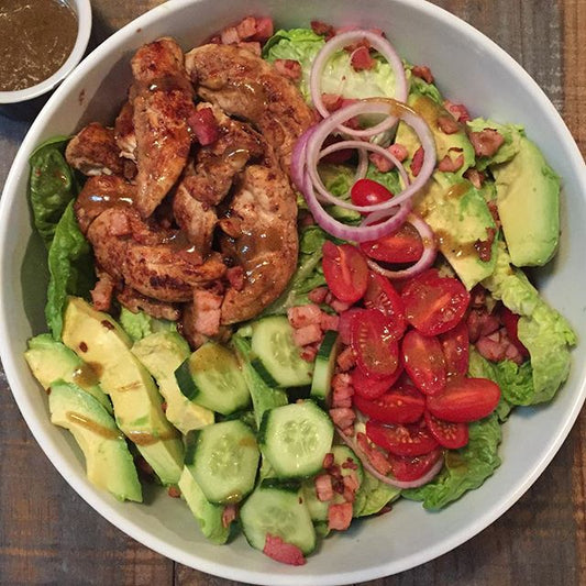 Jerk chicken salad