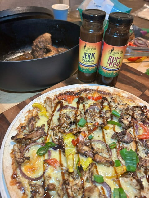 Jerk Chicken Pizza Recipe | Little Brixton